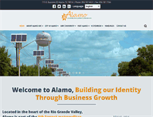 Tablet Screenshot of alamoedc.org